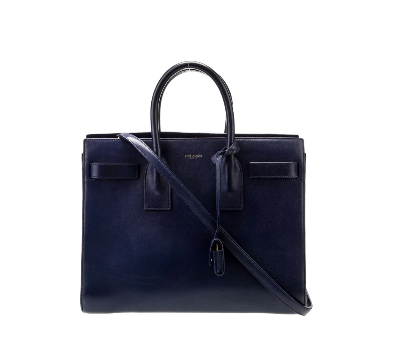 Saint Laurent Small Leather Sac De Jour