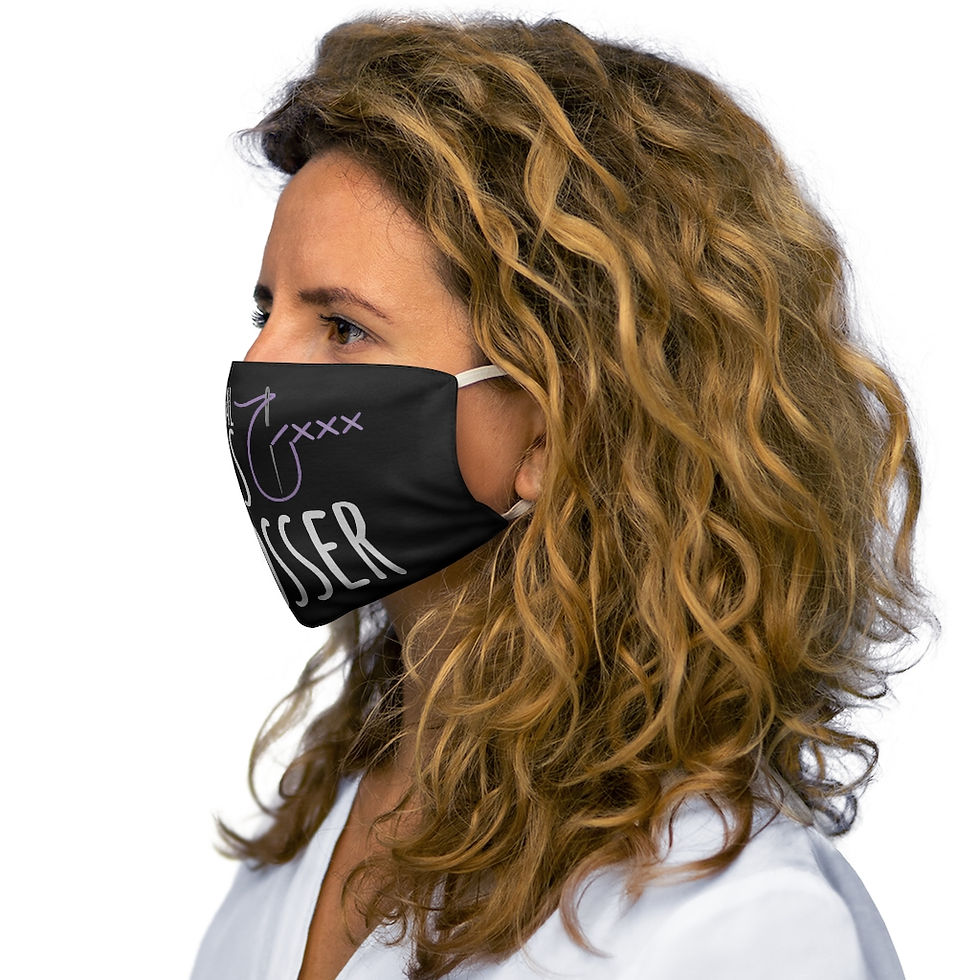 Thumbnail: Floss Crosser Face Mask in Black