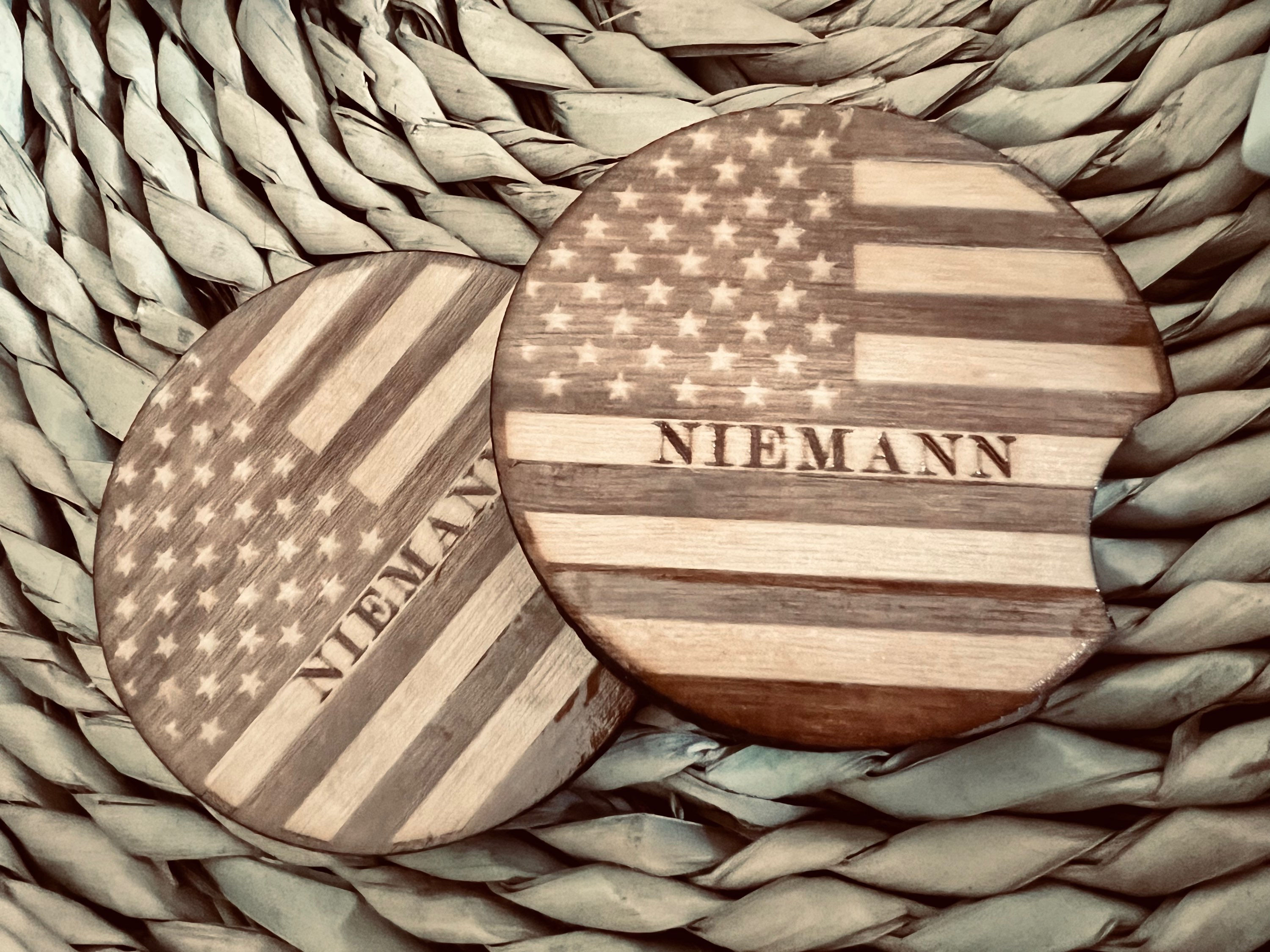 Flag Vehicle Coasters 