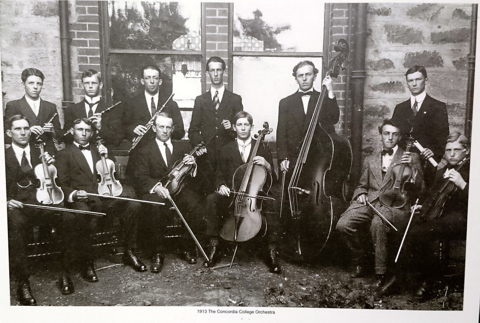 Concordia College orchestra 1913