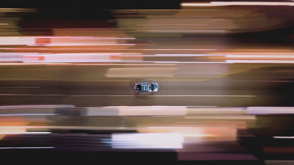 Laser beam light trails with long expo video