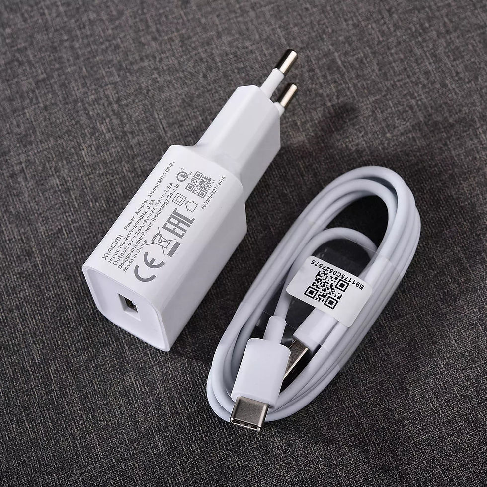 Miniatura: Mi Travel Adapter QC 3.0 (Cargador Certificado 18w + Cable de Datos USB tipo C)