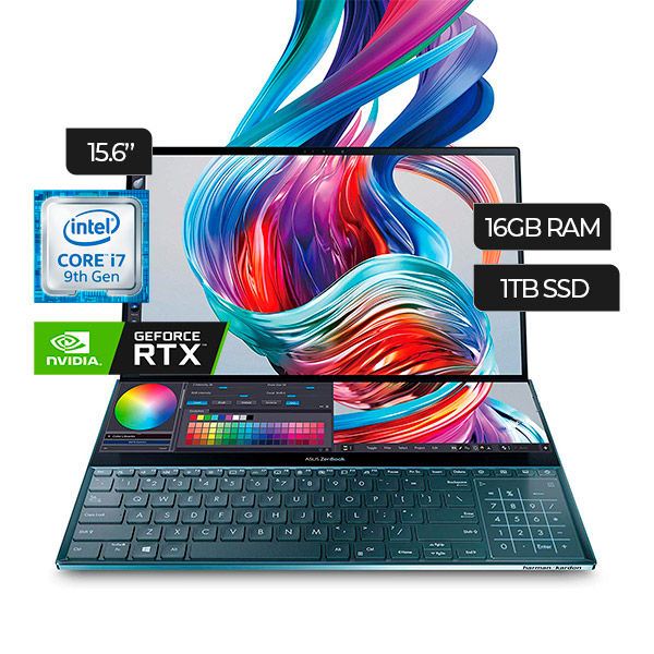 LAPTOP 15.6" ASUS ZENBOOK PRO DUO UX581GV-XB74T GAMING