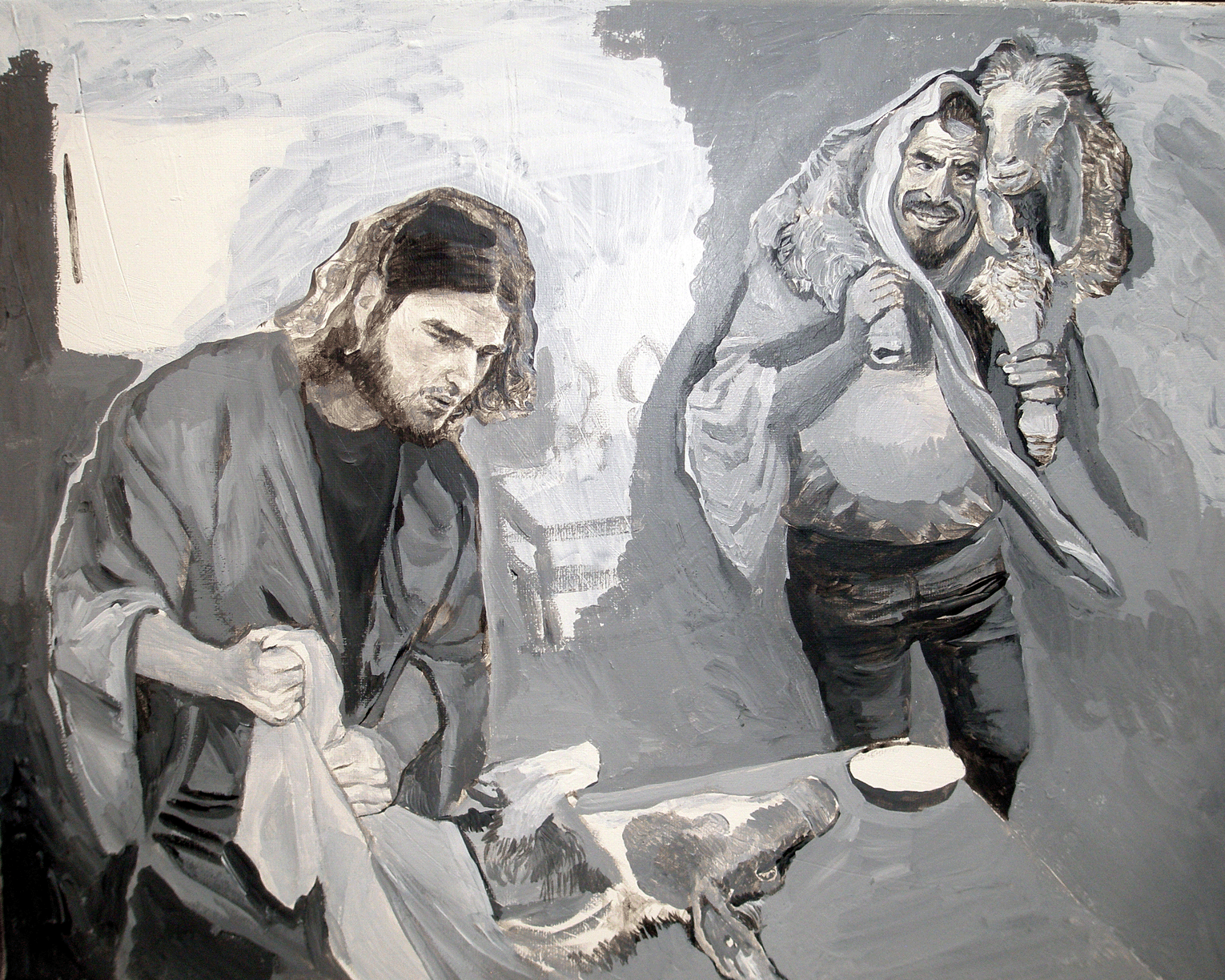wix Jesus and shepherd shep smaller copy
