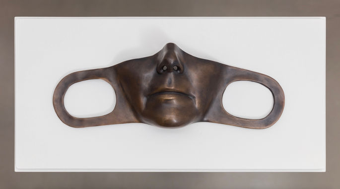 Bronze mask of Gillian Wearing