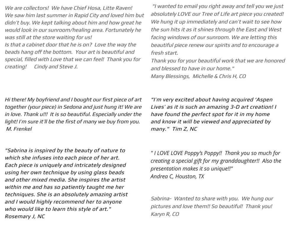 Testimonials 3 Sabrina Frey Art