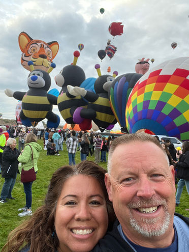 Chris and I at Balloon Fiests 2023