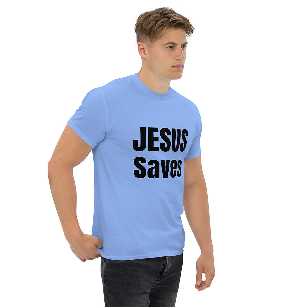Thumbnail: Men's JESUS Saves T-Shirt