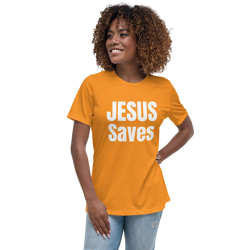 Thumbnail: Women's JESUS Saves T-Shirt