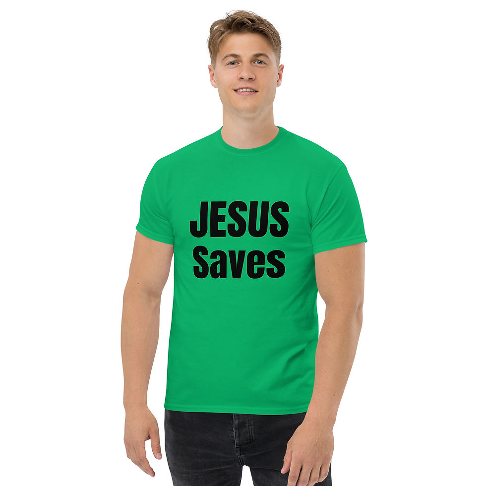 Thumbnail: Men's JESUS Saves T-Shirt