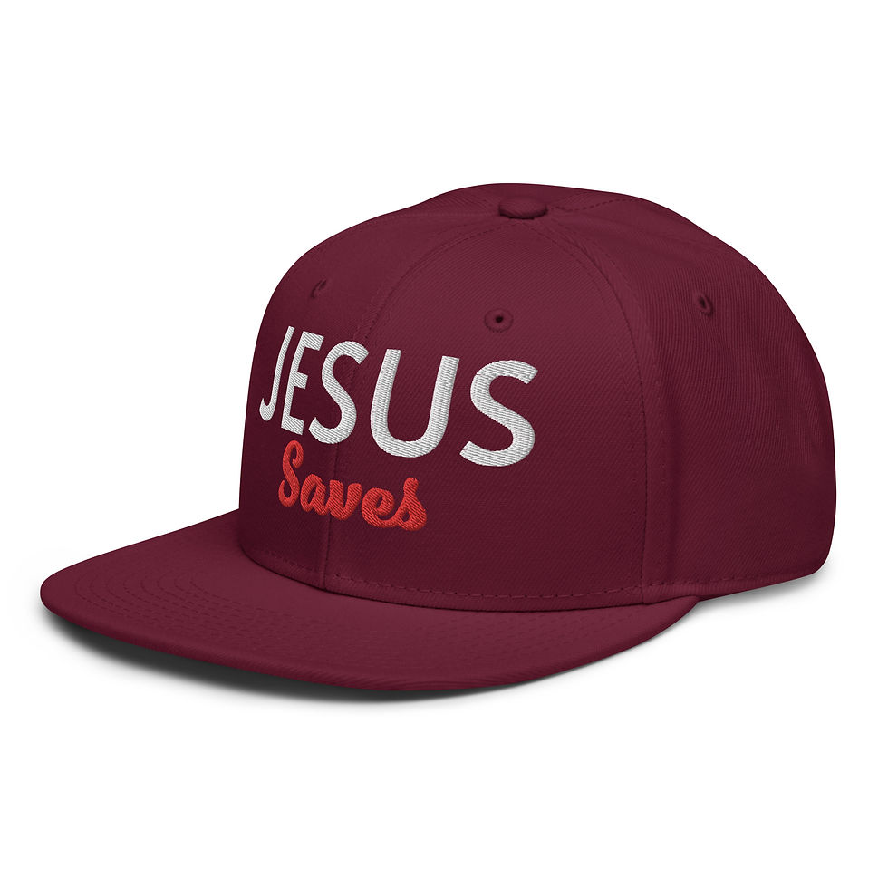 Thumbnail: JESUS Saves Snapback Hat