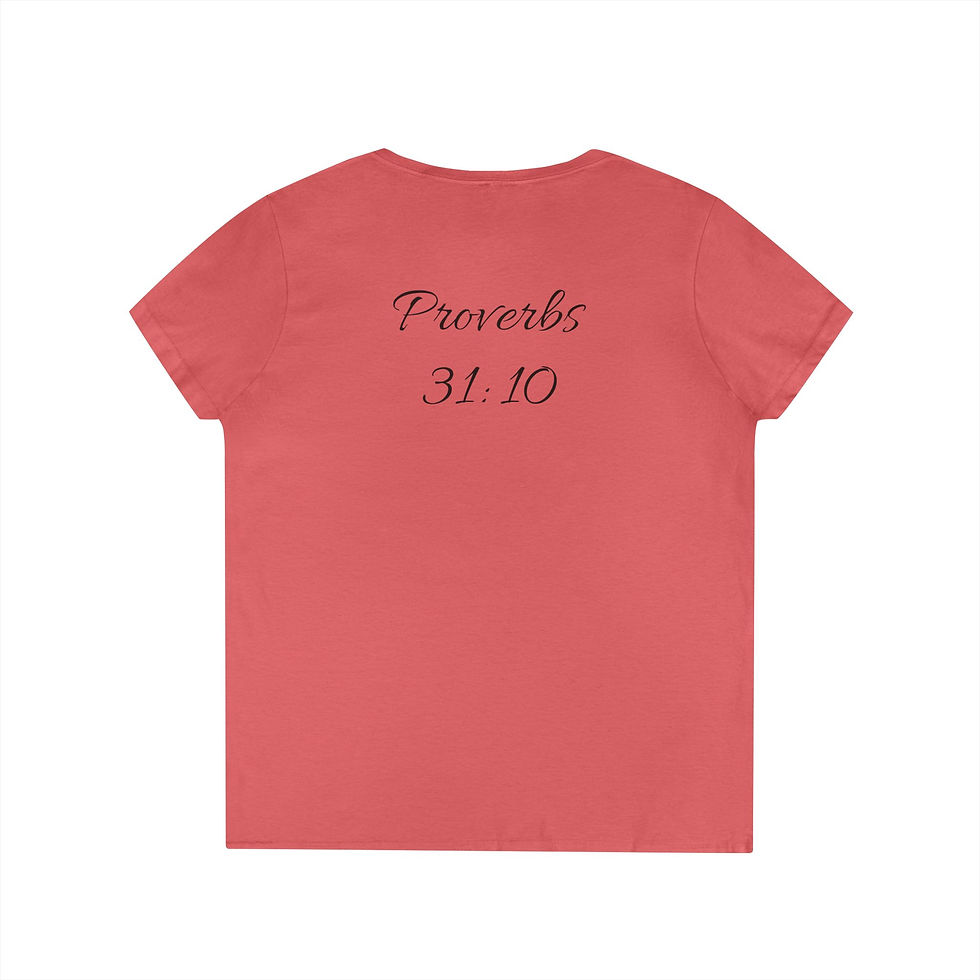 Thumbnail: Virtuous Woman V-Neck T-Shirt
