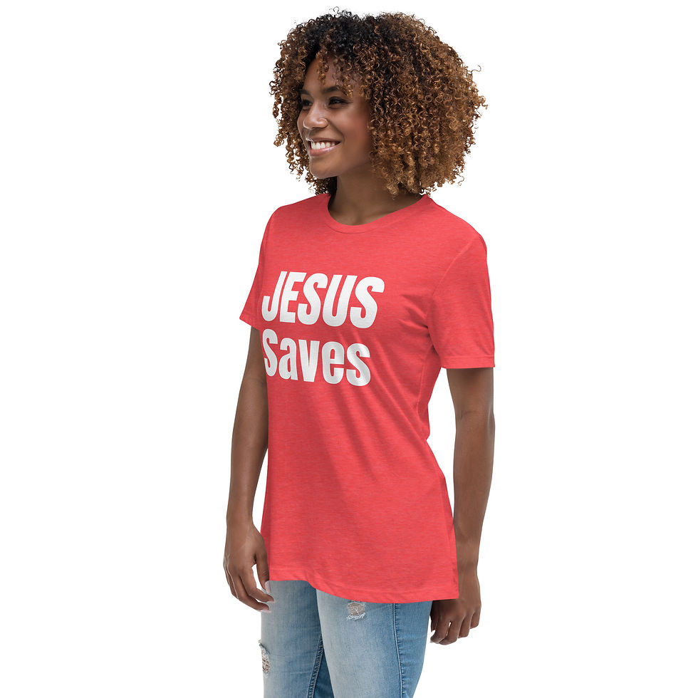Thumbnail: Women's JESUS Saves T-Shirt