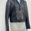 Thumbnail: Valentino Leather and Lace Biker Jacket front view