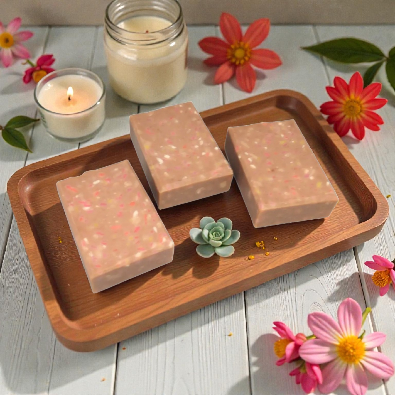 Shredded Luffa Soap - Summer Citrus