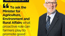 Question to the Minister for Agriculture, Environment and Rural Affairs