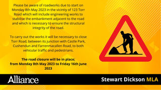 123 Torr Road works