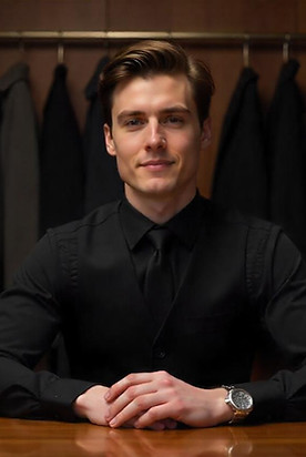 banquet server doing coat check