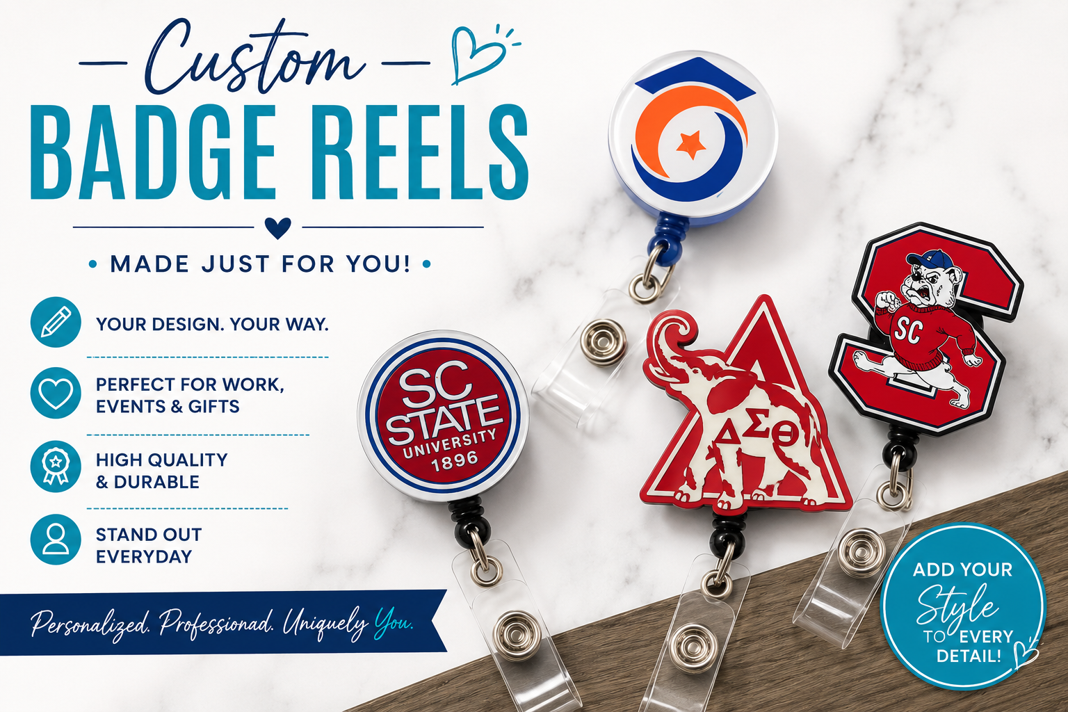  Badge Reels