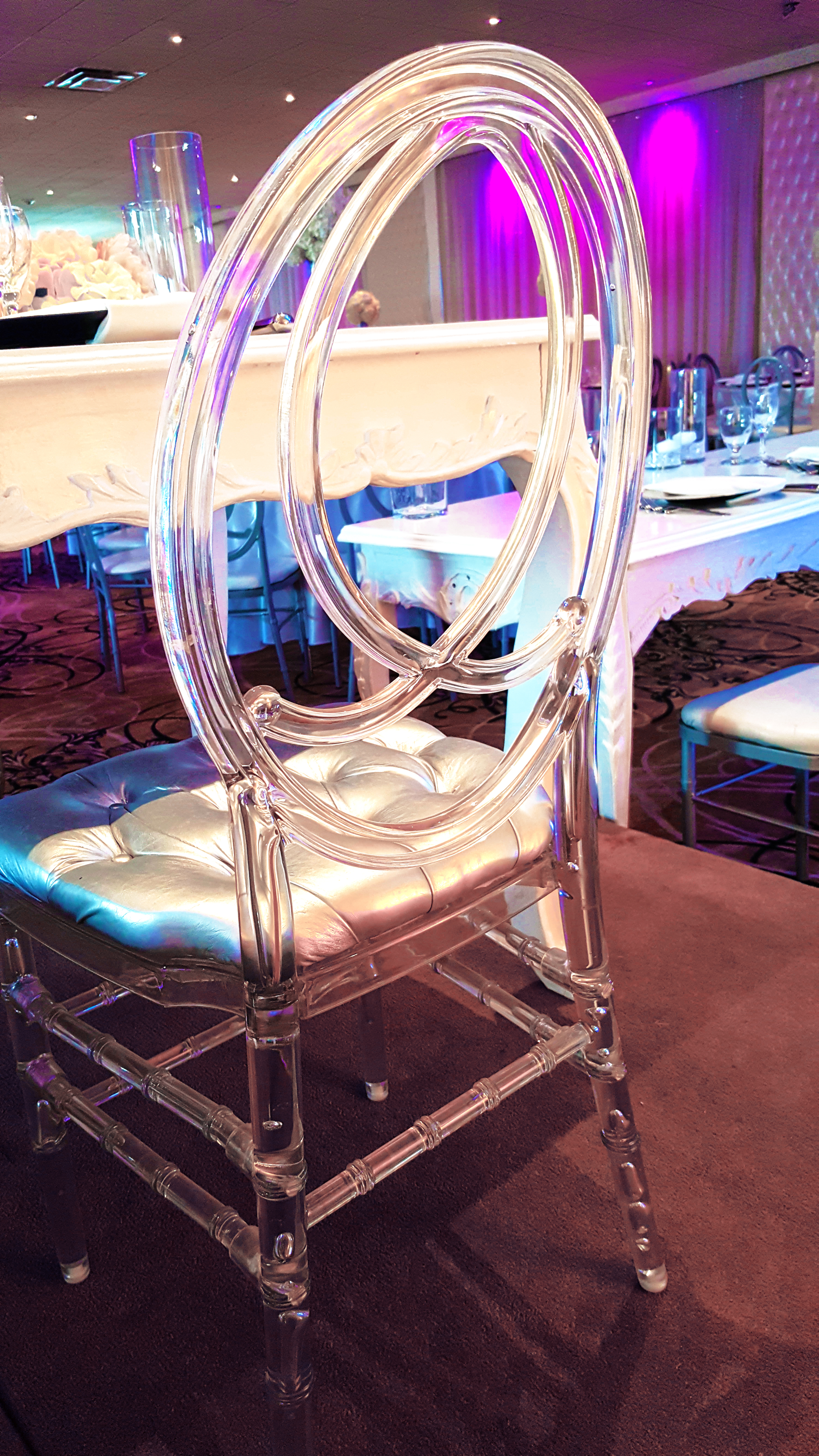 Clear phoenix chair
