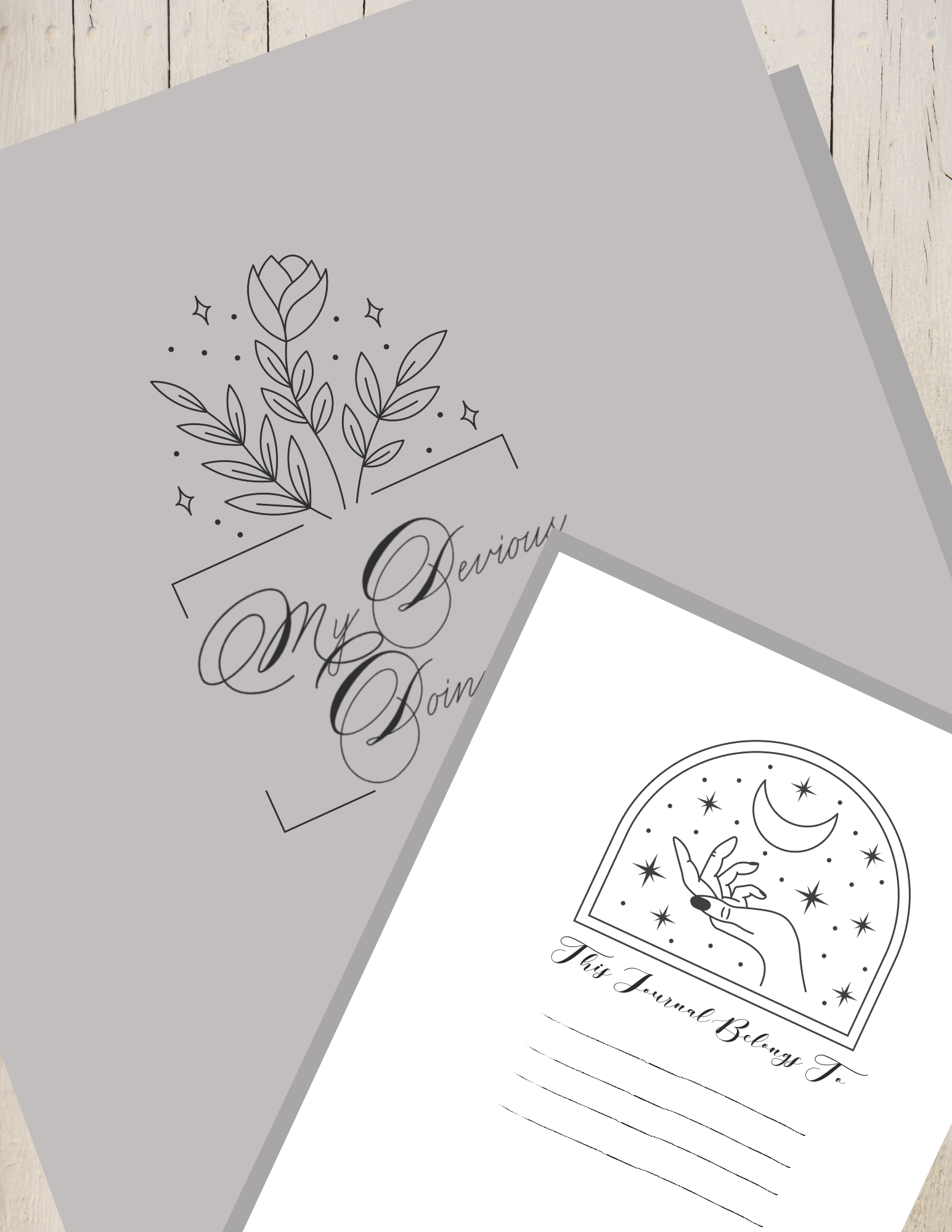 My Devious Doings Printable Journal
