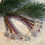 Thumbnail: Beaded Crystal Christmas Ornament with Faceted Glass Drops