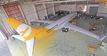 Time-lapse of Aircraft Painting – Flybondi