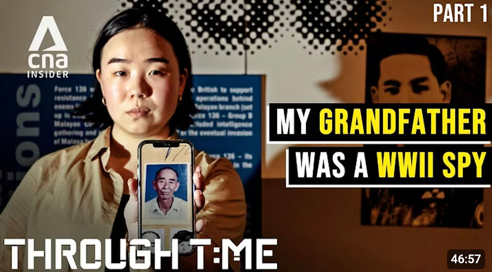 CNA documentary - My Grandfather was a WWII Spy