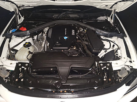 clean engine bay detail