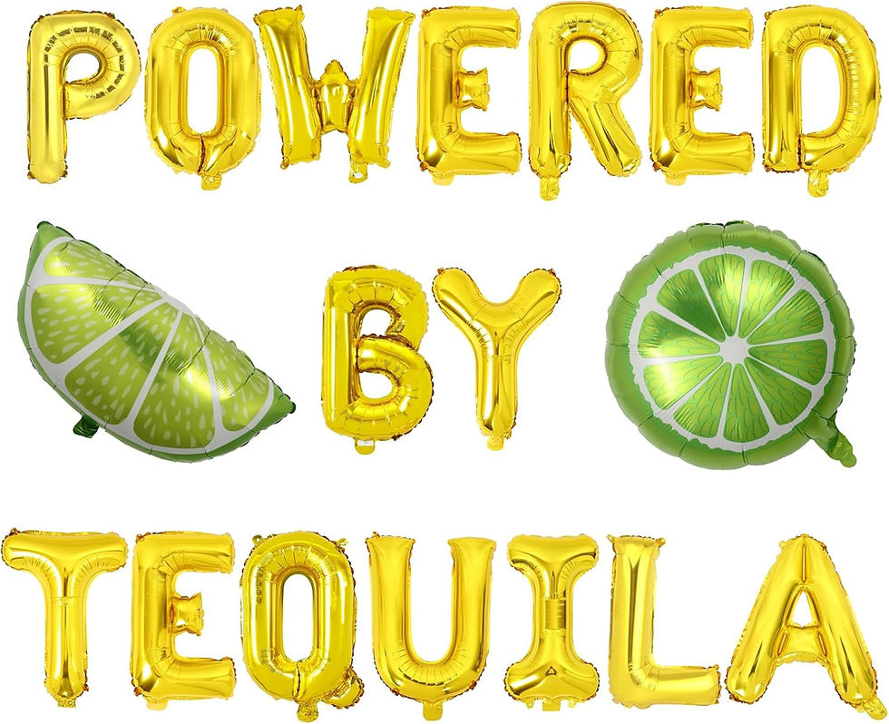 Powered by Tequila Balloon Banner 