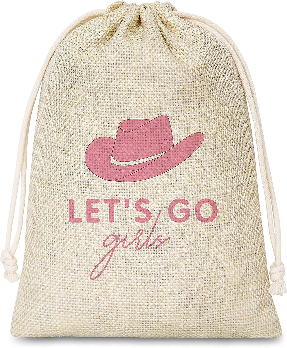 Let's Go Girls Party Favor Bags
