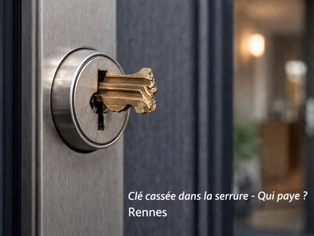 Qui paye si je casse la clé dans la serrure : moi, le propriétaire, ou l’assurance ?