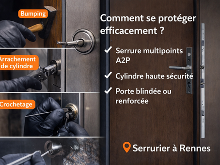 Quelles sont les techniques les plus utilisées par les cambrioleurs pour forcer une serrure ? Comment se protéger efficacement 
