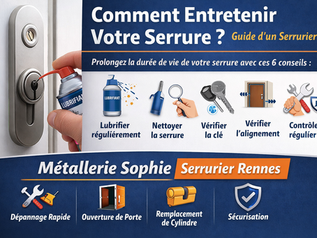 Comment entretenir votre serrure pour prolonger sa durée de vie : guide complet d’un serrurier