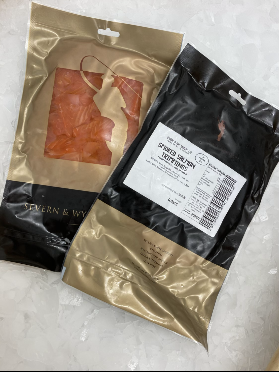 Smoked salmon trimmings 500g