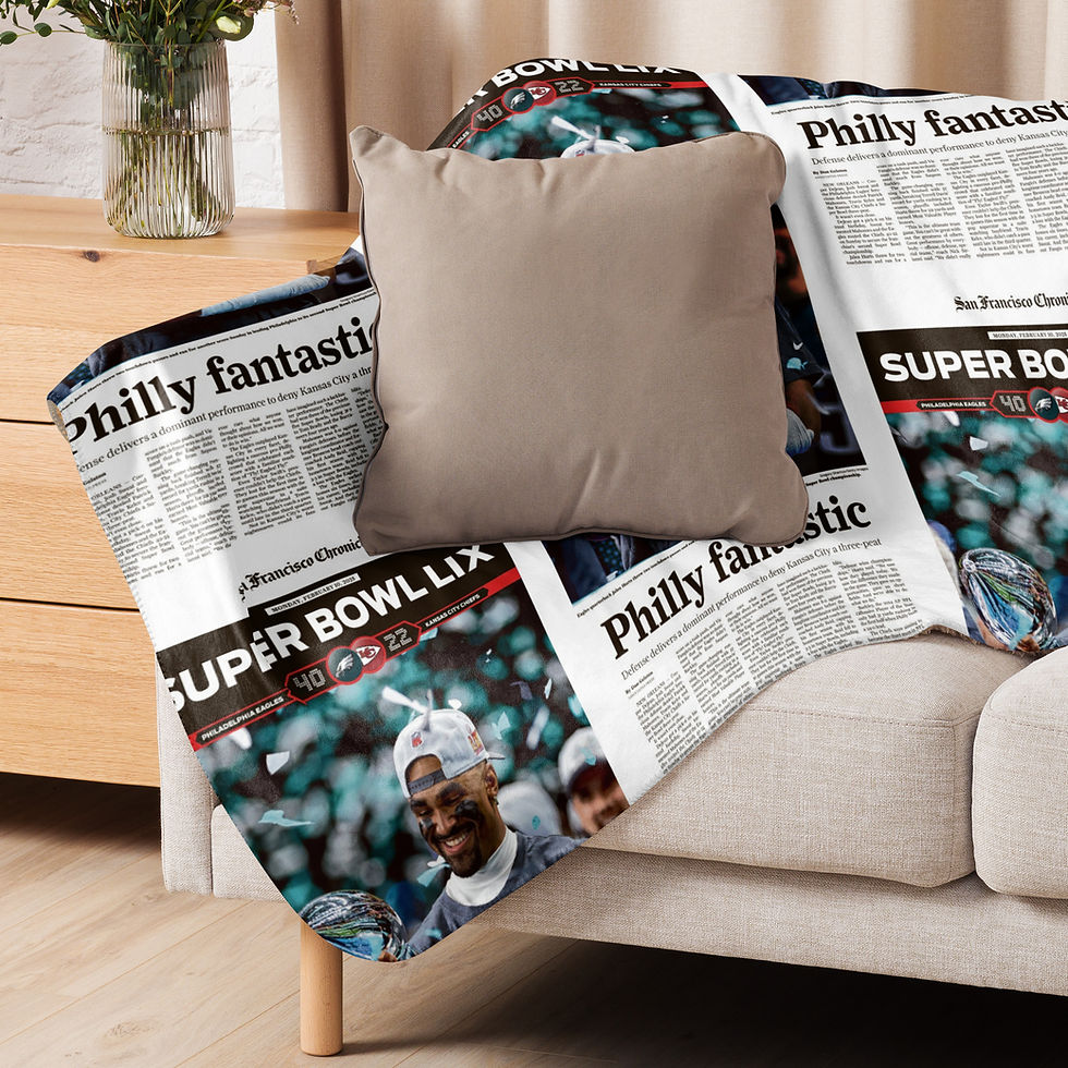 Thumbnail: Super Bowl LIX Philly Fantastic Sherpa blanket