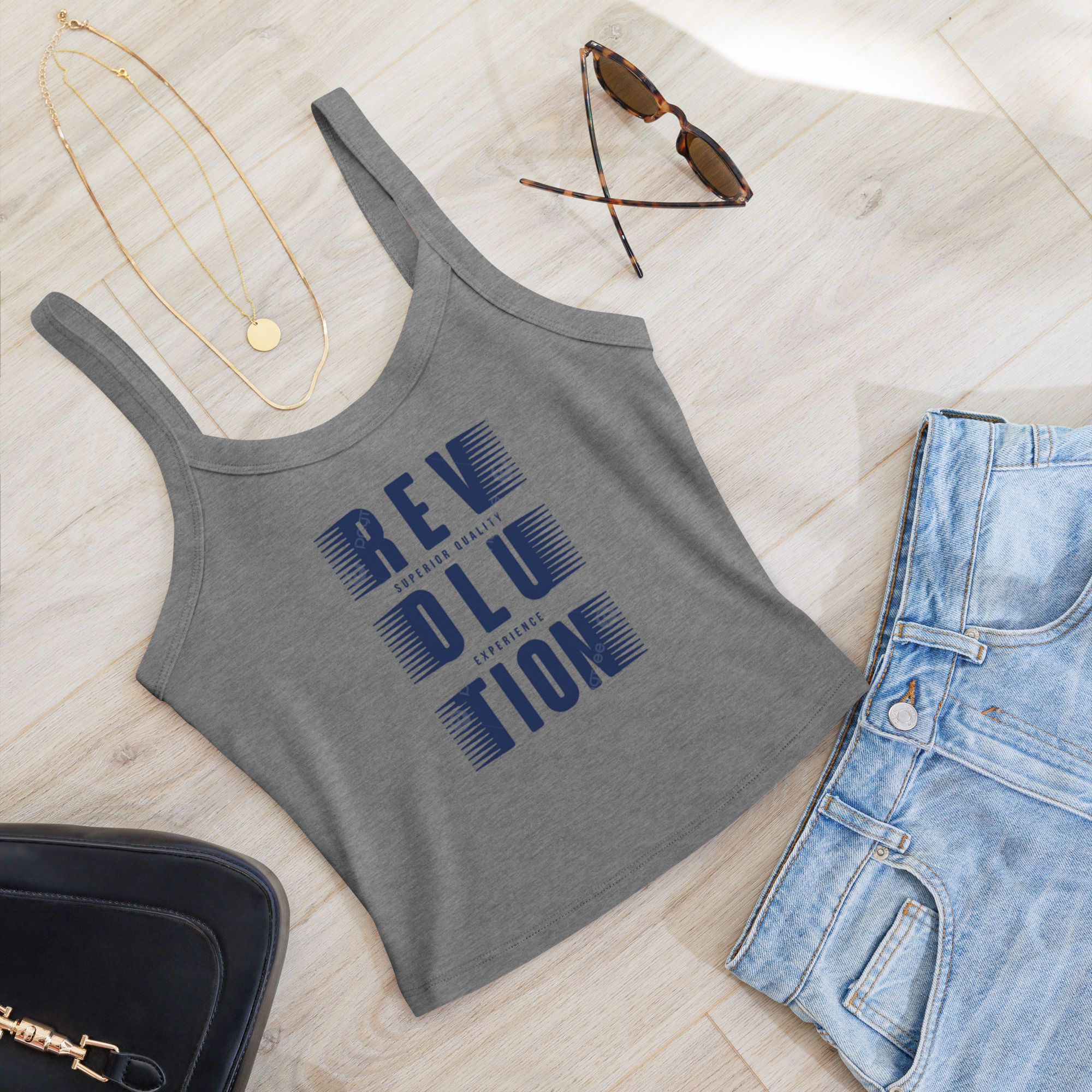 Revolution Freedom & Fashion Women’s micro-rib tank top