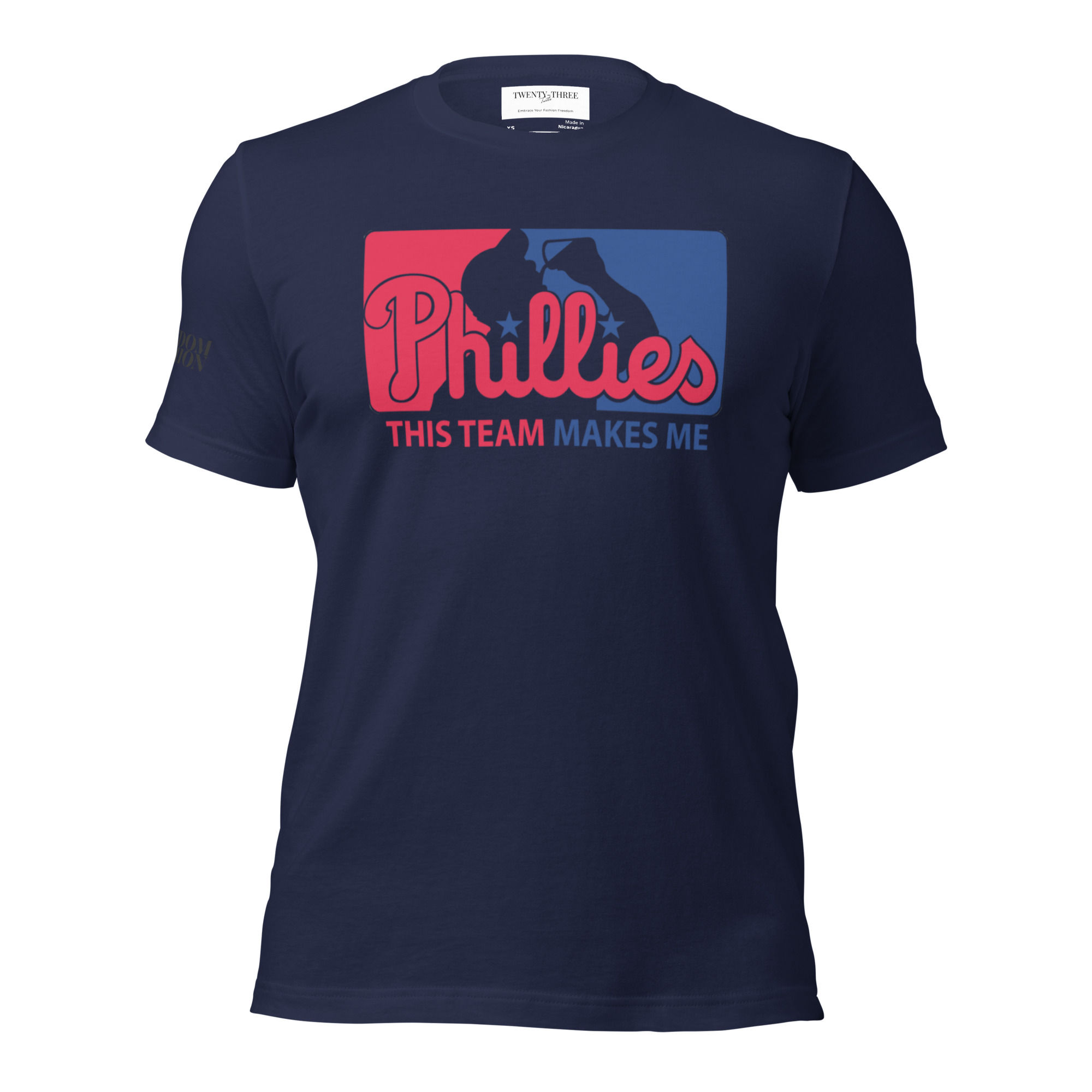 Phillies This Team Makes Me Drink Freedom & Fashion Unisex Staple Eco T-Shirt