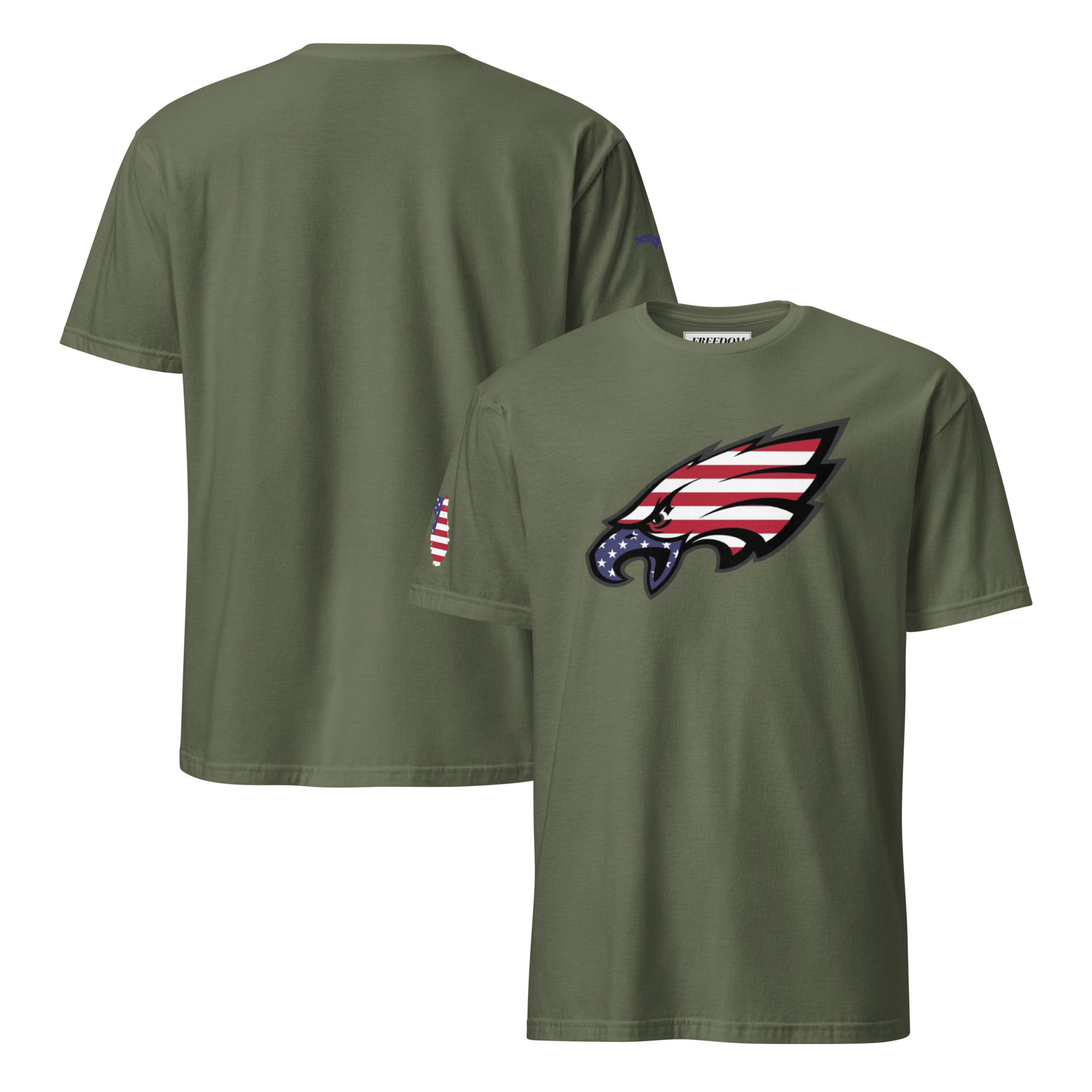 Freedom & Fashion USA Philadelphia Eagles Short-Sleeve T-Shirt Florida Sleeve