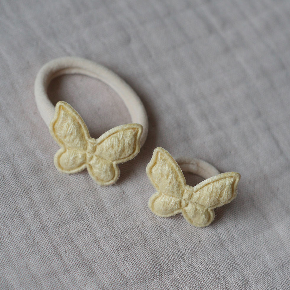 Miniaturbild: Haargummi Schmetterling Kind