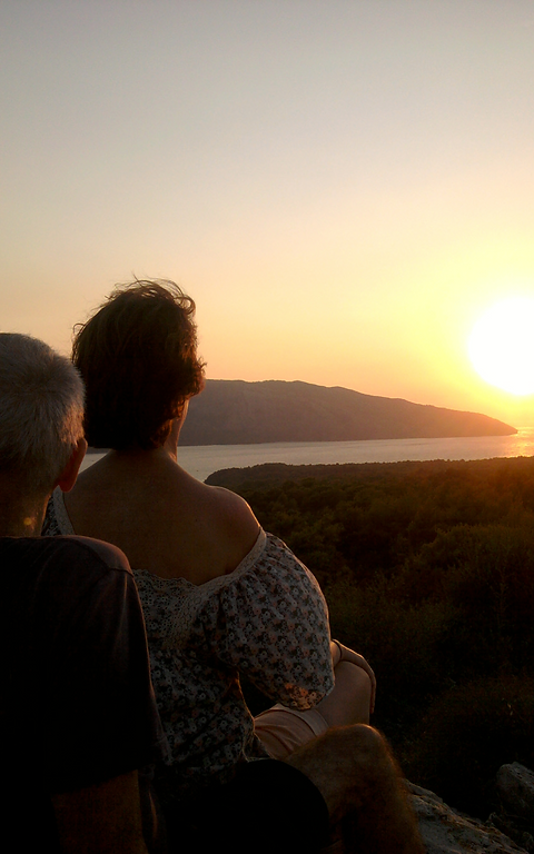 Couple on Suncokret Retreat at Sunset.jpg