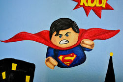 Mural - Lego Superman