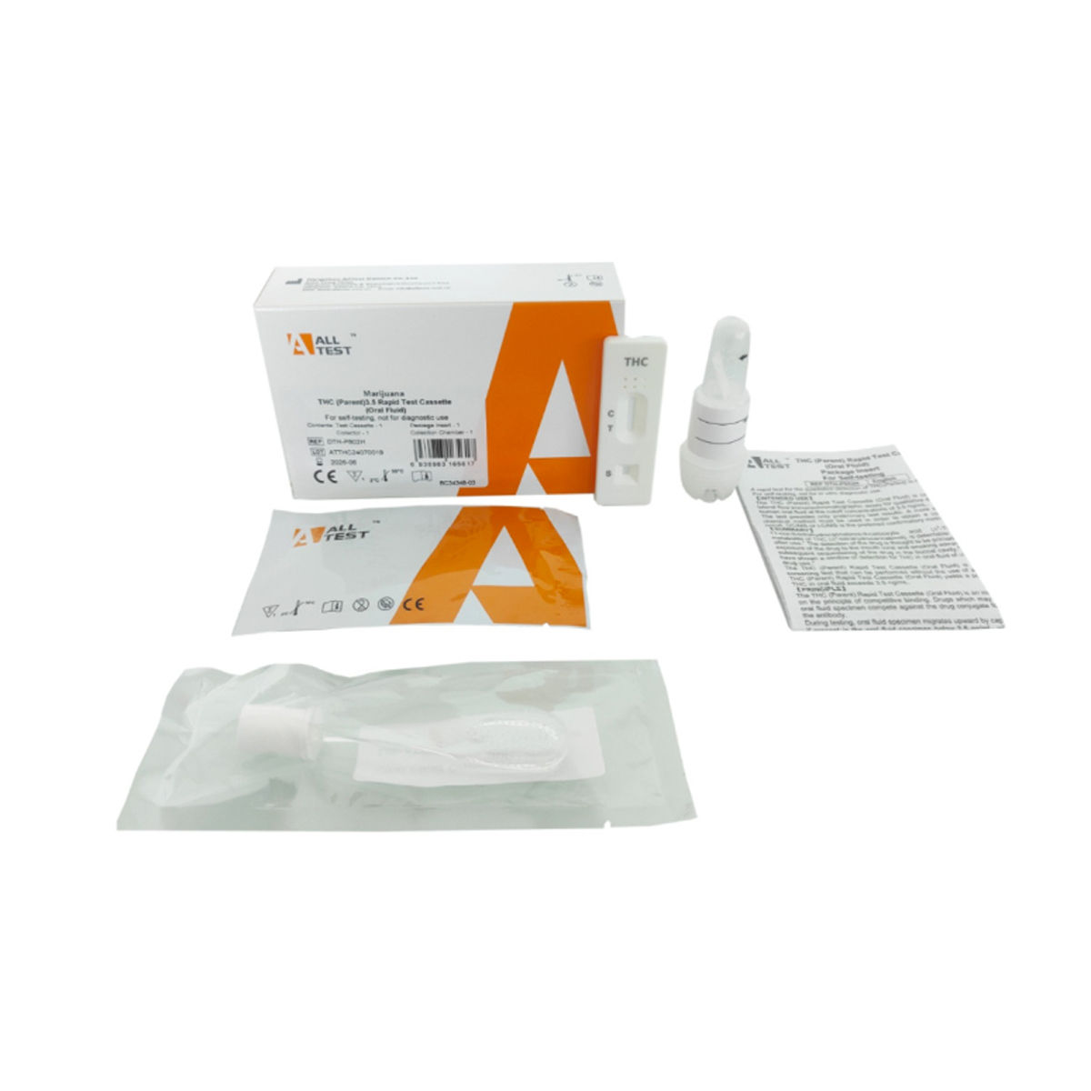 All Test Marihuana THC 3.5 Schnelltest Kassette (Mundflüssigkeit)