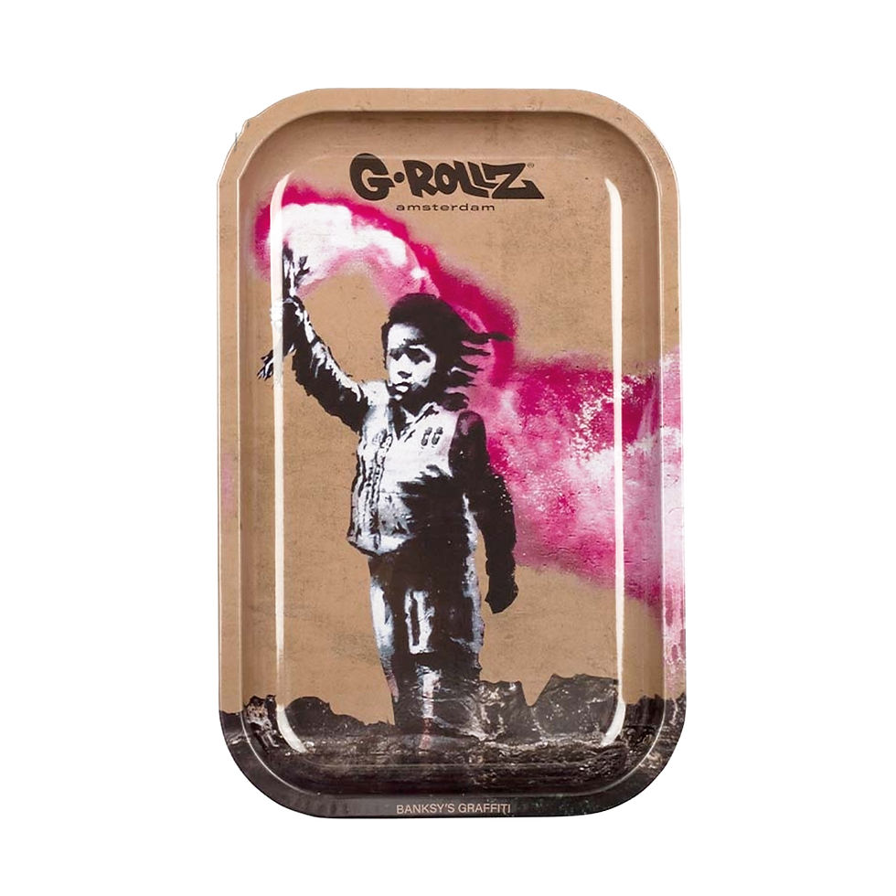 G-Rollz Rolling Tray M Banksy's Torch Boy 175 x 275mm
