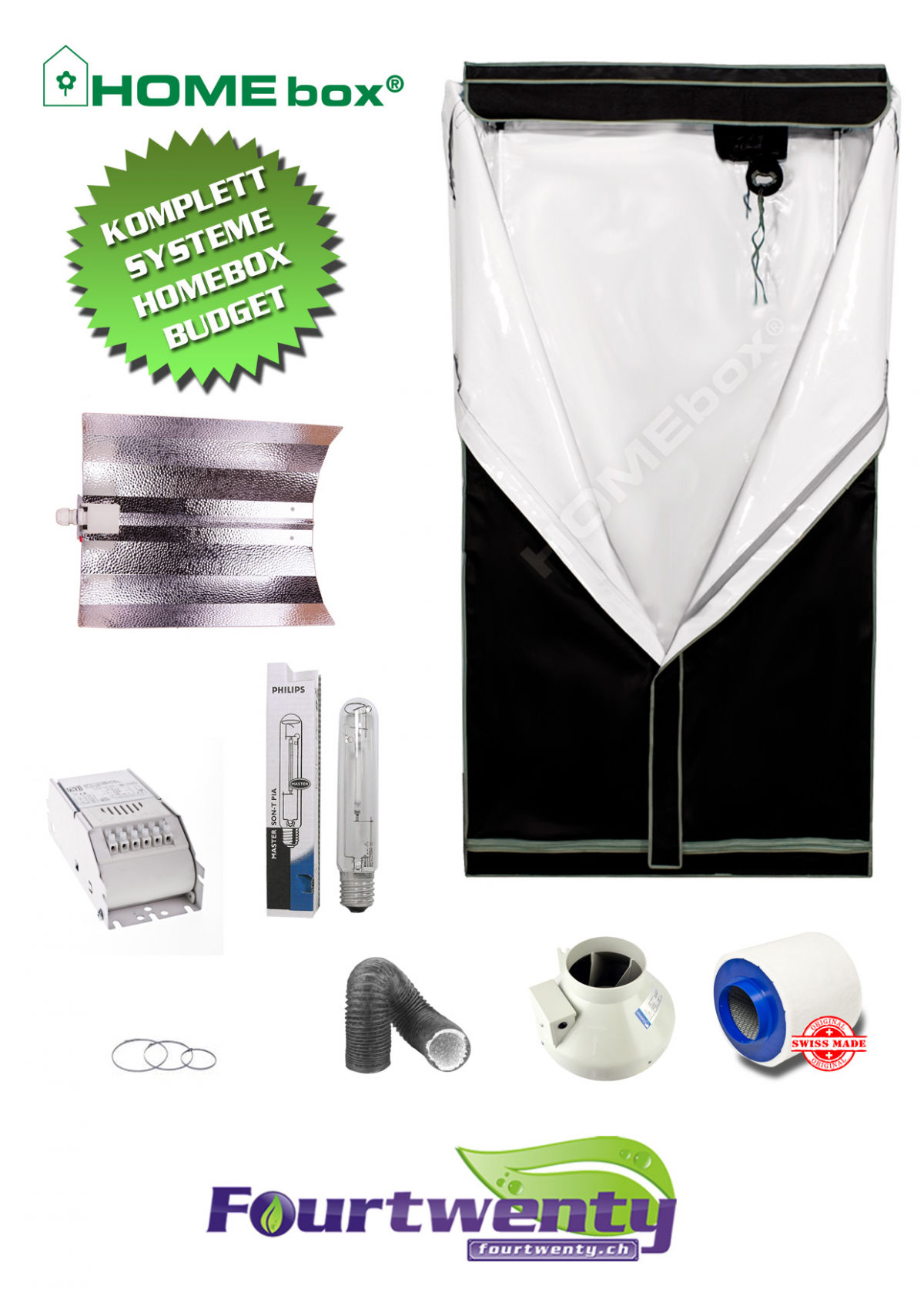 Komplettsystem Homebox Evolution Q100 400W Budget