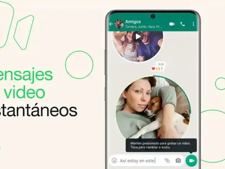 WhatsApp agrega mensajes de video instantáneos al estilo de Telegram