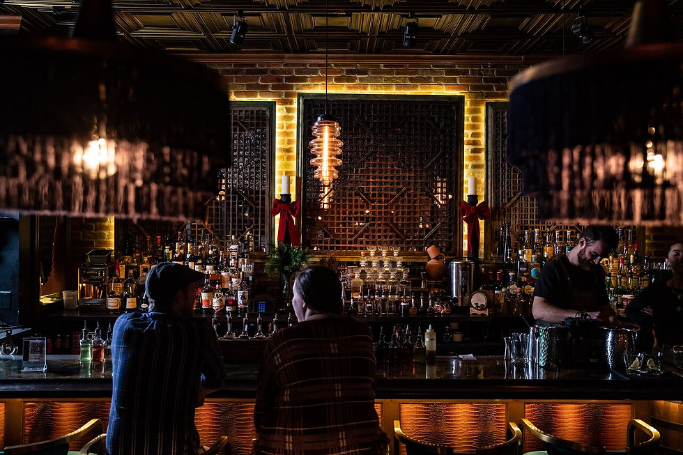 Intimate Bar Seating