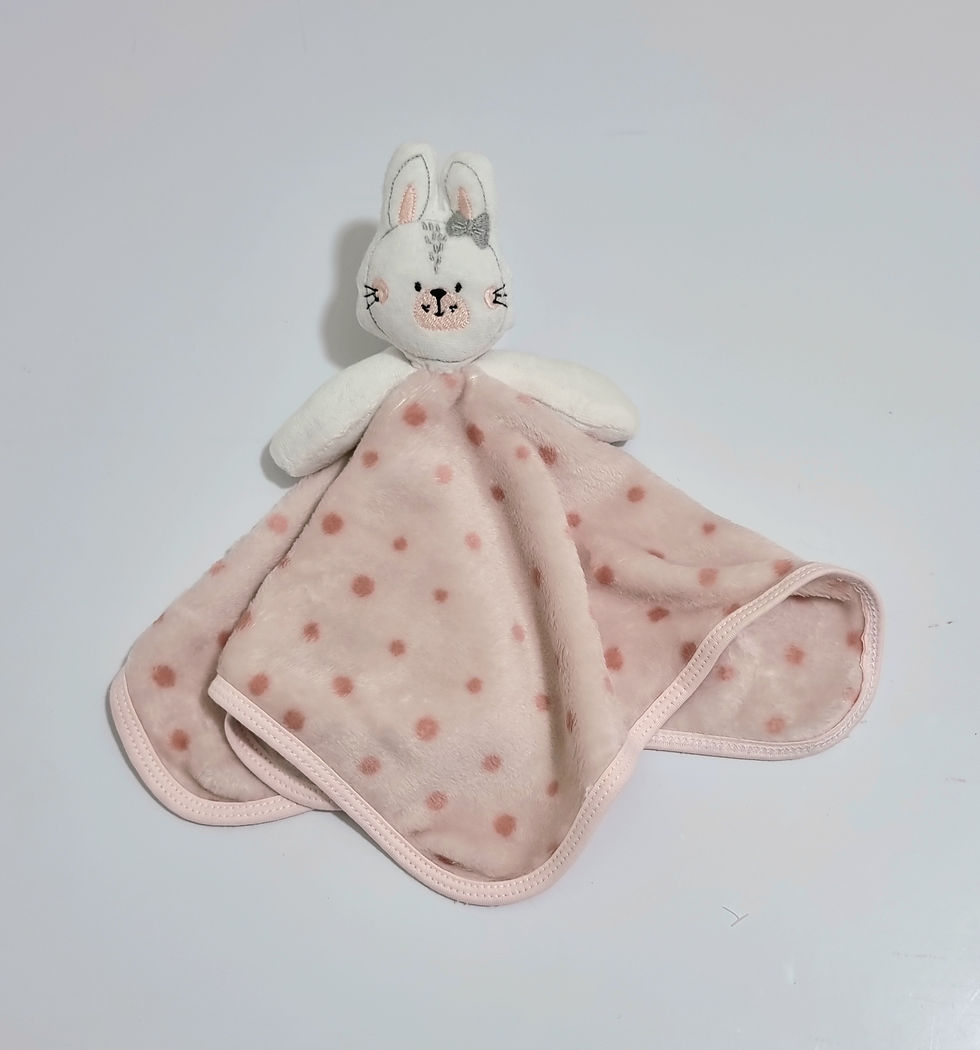 Miniatura: NANINHA Coelho coelhinha rosé poá bolinhas