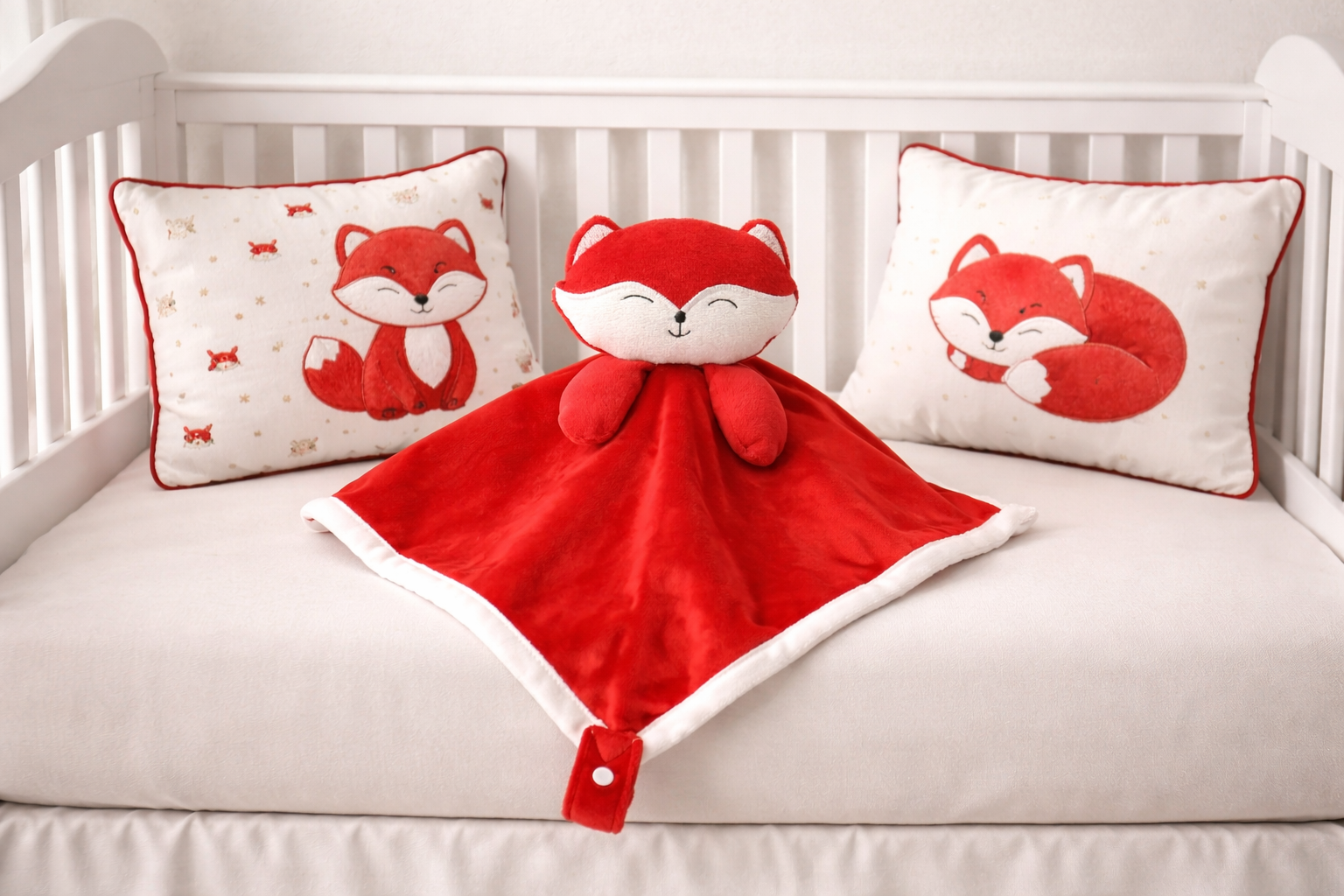 NANINHA luxo RAPOSA vermelha com prendedor