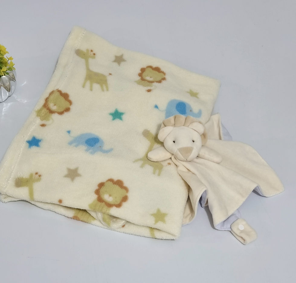 Miniatura: KIT PRESENTE NANINHA leão + manta safari